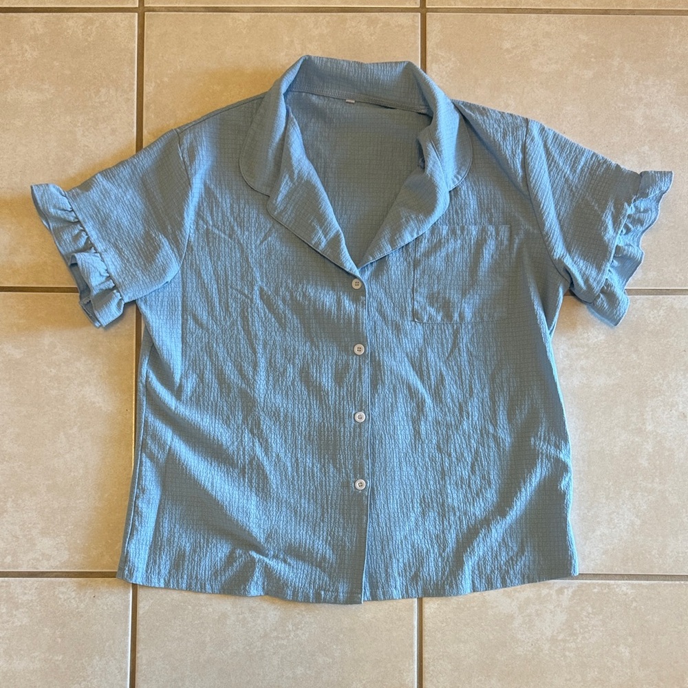Light Blue Pajama Set - Picture 4 of 5